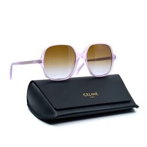 NEW CELINE CL40244U LILAC BROWN WOMEN'S SUNGLASSES AUTHENTIC